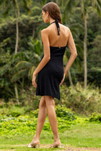 FEMME ALLURE - Rings Halter Short Dress • Black
