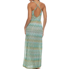 LUCID WATERS - Cross Back Long Dress