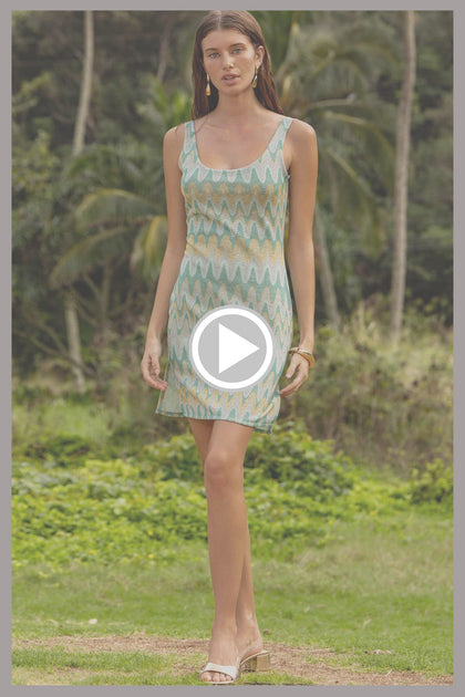 LUCID WATERS - Tank Short Dress • Multicolor