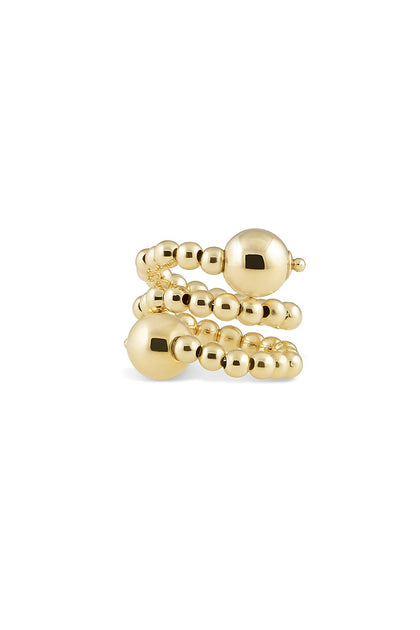 JEWELRY - Bead Wrap Ring • Gold