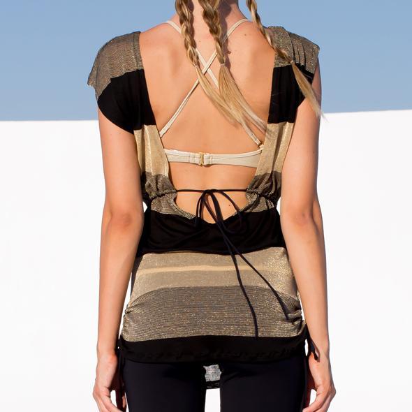WARRIOR SPIRIT - Relaxed Fit Drawstring Top