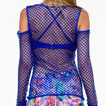 GORGEOUS CHAOS - Fishnet Long Sleeve Top