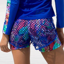 GORGEOUS CHAOS - Fishnet Overlay Shorts