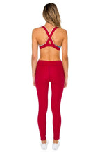 AZUCAR - Gold Crossback Sports Bra & Pintucked Knee Legging • Multicolor