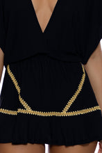 LULI CHIC - Playera Ruffle Dress • Black