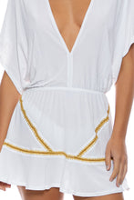 LULI CHIC - Playera Ruffle Dress • White