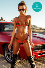 FLAME OF LOVE - Triangle Top & High Leg Bottom • Black Campaign