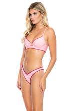 CANDY CLOUDS - Underwire Top & High Leg Bottom • Pink