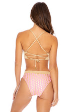DOTTED DELIGHT - Underwire Top & High Leg Banded Waist Bottom • Pink Lemonade
