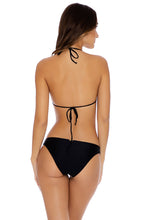 COSITA BUENA - Wavy Tunnel Bandeau Top & Full Bottom • Black