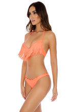 COSITA BUENA - Plunge Push Up Fringe Underwire Top & Drawstring Back Scrunch Bottom • Hot Mess