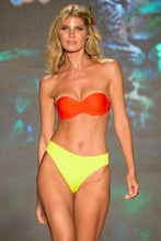 COSITA BUENA - Underwire Push Up Bandeau Top & High Leg Banded Waist Bottom • Sangrita Runway