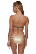 COSITA BUENA - Underwire Push Up Bandeau Top & Reversible Zig Zag Open Side Moderate Bottom • Sandy Toes