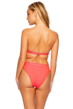 COSITA BUENA - Underwire Push Up Bandeau Top & High Leg Banded Waist Bottom • Bombshell Red