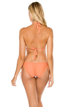 COSITA BUENA - Halter Triangle Top & Wavey Ruched Back Full Tie Side Bottom • Azafran