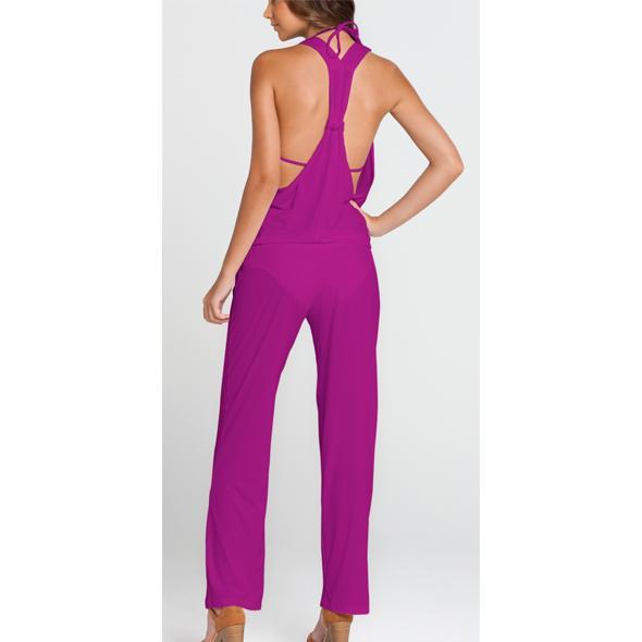 COSITA BUENA - T Back Long Jumpsuit-LBC