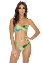OFF DUTY MERMAID - Underwire Push Up Bandeau Top & High Leg Bottom • Multicolor