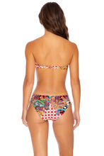 HEARTBREAKER - Underwire Push Up Bandeau Top & Banded Full Bottom • Multicolor