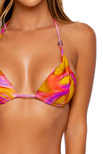 DREAMSICLE - Triangle Cup Top & Scrunch Side Full Bottom • Sunset