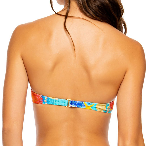 TWISTED MERMAID - Underwire Push Up Bandeau Top