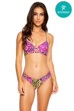 BEYOND WILD - Underwire Top & Seamless Wavey Ruched Back Bottom • Envy Green