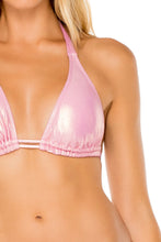AY DIOS MIO - Triangle Halter Top & Scrunch Side Moderate • Rose Champagne