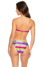 AFTERGLOW - Underwire Push Up Bandeau Top & High Leg Banded Waist Bottom • Multicolor