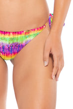 AFTERGLOW - Triangle Top & Wavey Ruched Back Tie Side Bottom • Multicolor