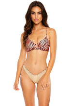 GLAM LOVIN - Underwire Top & High Leg Brazilian Bottom • Multicolor