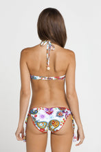 TEQUILA Y SAL - Cascade Push Up Underwire Top & Wavey Ruched Back Full Tie Side Bottom • Multicolor