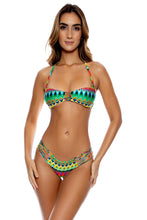 TULUM PARTY - Multi Strings Bandeau Top & Tiny Bottom • Multicolor