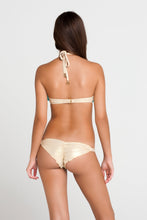 BURBUJAS DE AMOR - Cascade Push Up Underwire Top & Multi Strings Brazilian Ruched Back Bottom • Aqua