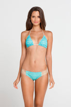 BURBUJAS DE AMOR - Triangle Top & Multi Strings Full Bottom • Aqua
