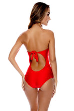 PASION Y ARENA - Semi Sheer Bandeau 1pc • Luli Red