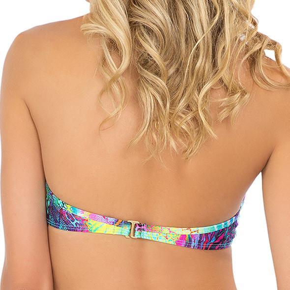 CLANDESTINA - Seamless Plunge Underwire Push Up Top