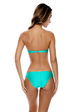 SI, SOY SIRENA - Scalloped Underwire Push Up Bandeau Top & Scalloped Full Bottom • Sexy Siren