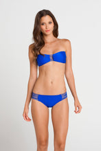 VERANO DE RUMBA - Multi Strings Bandeau Top & Multi Strings Full Bottom • Electric Blue