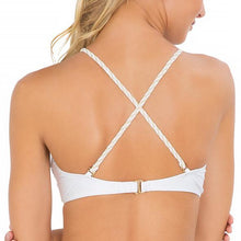 CHAMPAGNE SPARKLE - Intertwine Scoop Halter Top