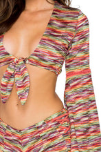 CHA CHA CHA - Cuba Libre Crop Top & Cha Cha Lace Flare Pants • Multicolor