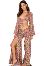CHA CHA CHA - Cuba Libre Crop Top & Cha Cha Lace Flare Pants • Multicolor