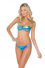 CIELITO LINDO - Underwire Push Up Bandeau Top & Hot Buns Bottom • Multicolor
