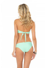 FOR YOUR EYES ONLY - V Cut Net Bandeau & Net Sides Full Bottom • Mint Convertible