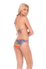 DREAMIN - Triangle Halter Top & Multi Strings Full Bottom • Multicolor