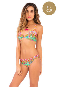 SUNKISSED LAUGHTER - Underwire Adjustable Top & Full Bottom • Multicolor
