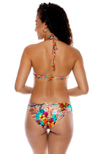 CHASING WATERFALLS - Seamless Plunge Underwire Push Up Top & Full Bottom • Multicolor