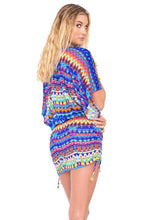 TRIBAL BEACH - Cabana V Neck Dress • Multicolor