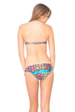 WILD & FREE - Underwire Push Up Bandeau Top & Full Bottom • Multicolor