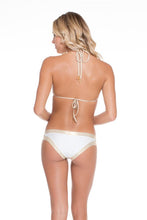 DESERT BABE - Triangle Top & Banded Moderate Bottom • White