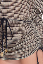 DESERT BABE - Cabana V Neck Dress • Black