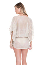 DESERT BABE - Cabana V Neck Dress • White